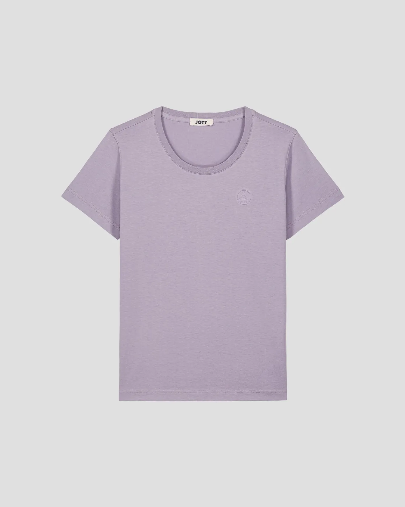 T-shirt à col rond femme en coton Encens violet Angel 2.0