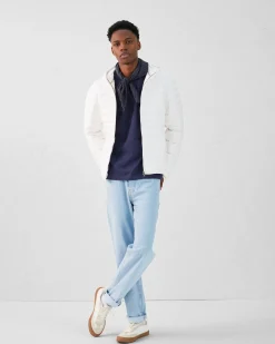 T-shirt col rond homme en coton Marine Pedro