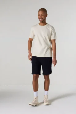 T-shirt à col rond homme en coton Naturel Pedro