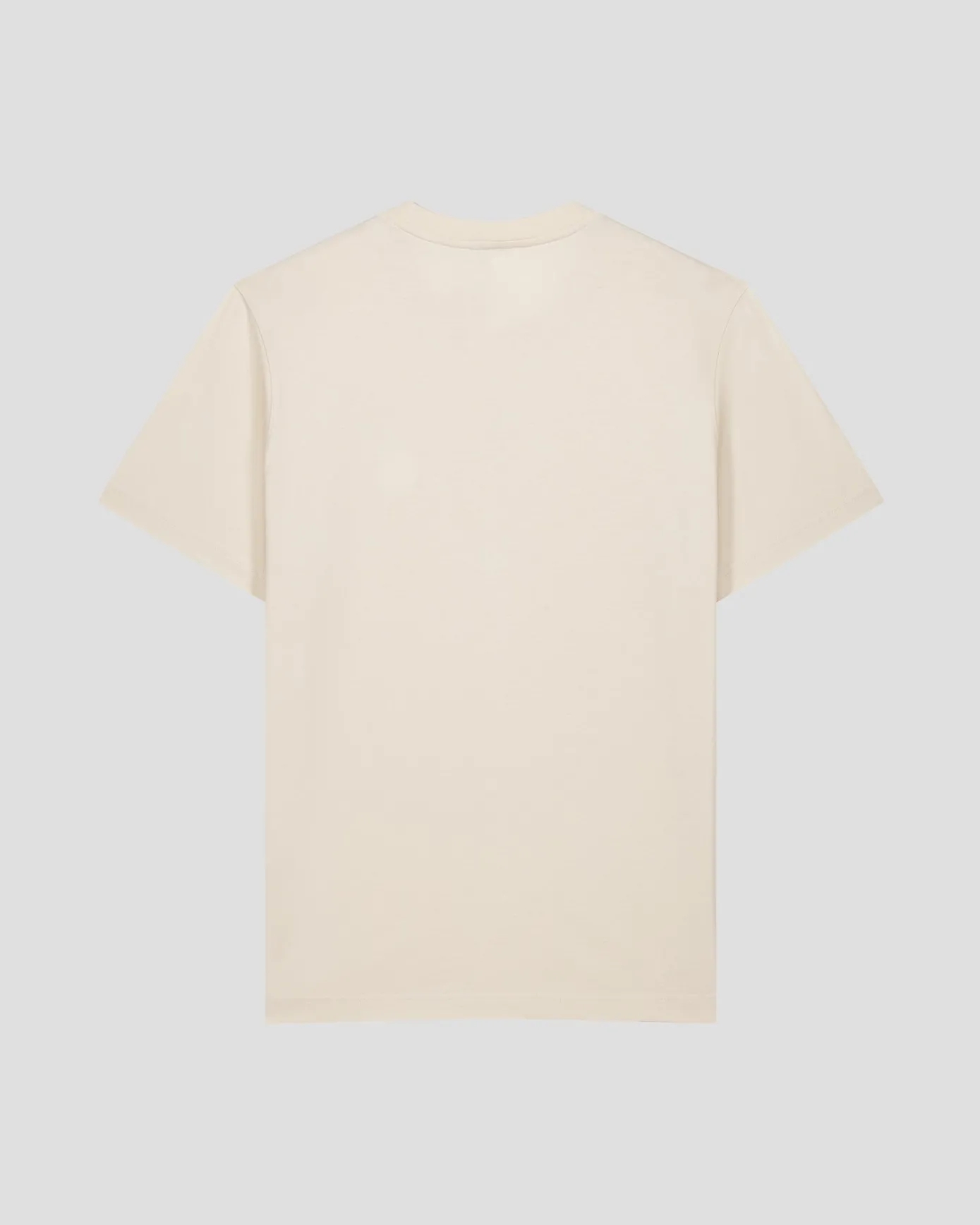 T-shirt à col rond homme en coton Naturel Pedro