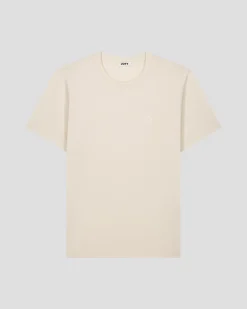 T-shirt à col rond homme en coton Naturel Pedro