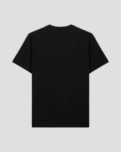T-shirt col rond homme en coton Noir Pedro