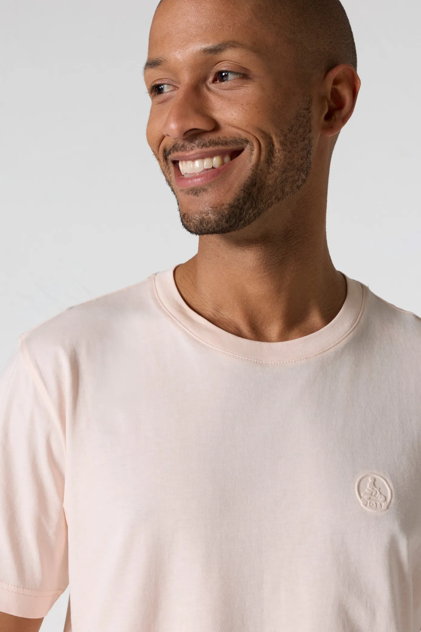 T-shirt à col rond homme en coton Salty nude Pedro