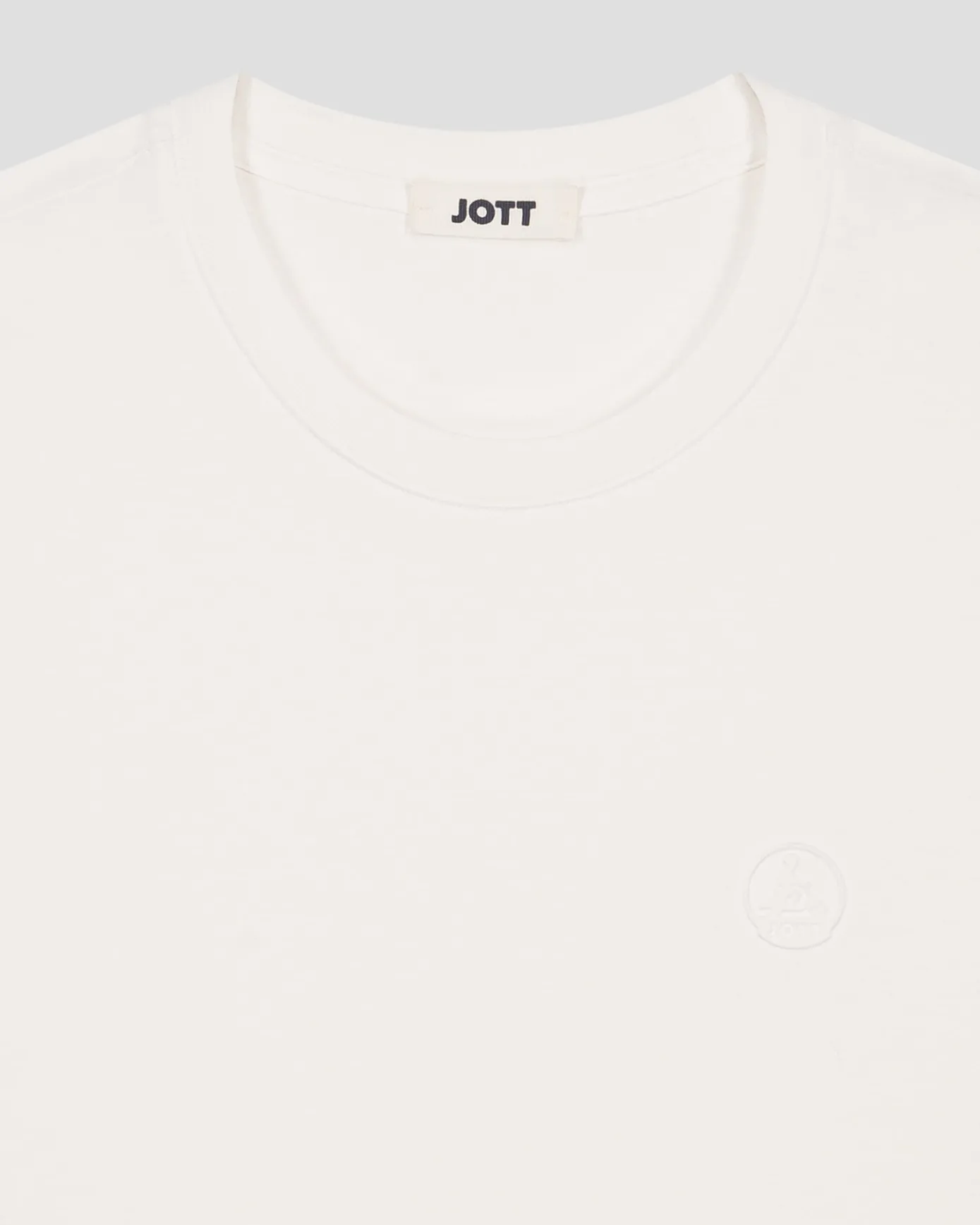 T-shirt col rond homme en coton Blanc Pedro