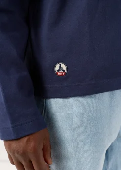 T-Shirt à col rond Marine Emilio