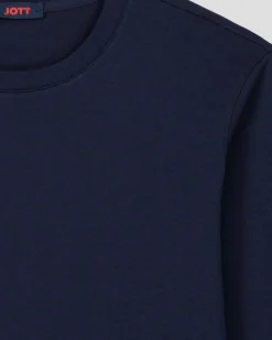 T-Shirt à col rond Marine Emilio