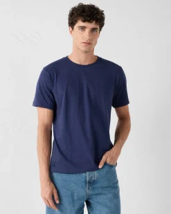 T-Shirt à col rond Marine Petro