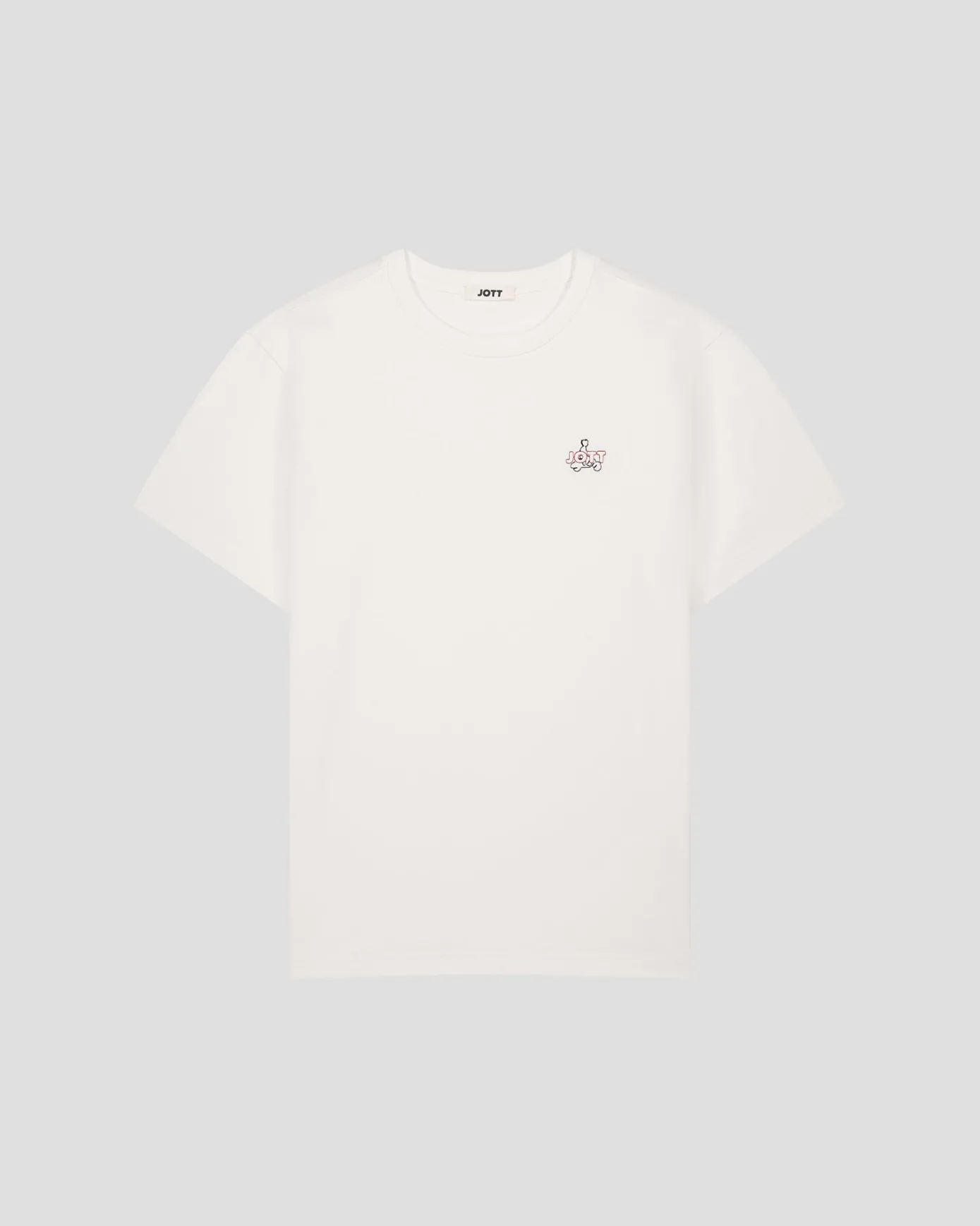 T-shirt col rond mixte Blanc Lipe