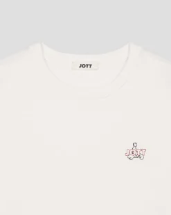 T-shirt col rond mixte Blanc Lipe