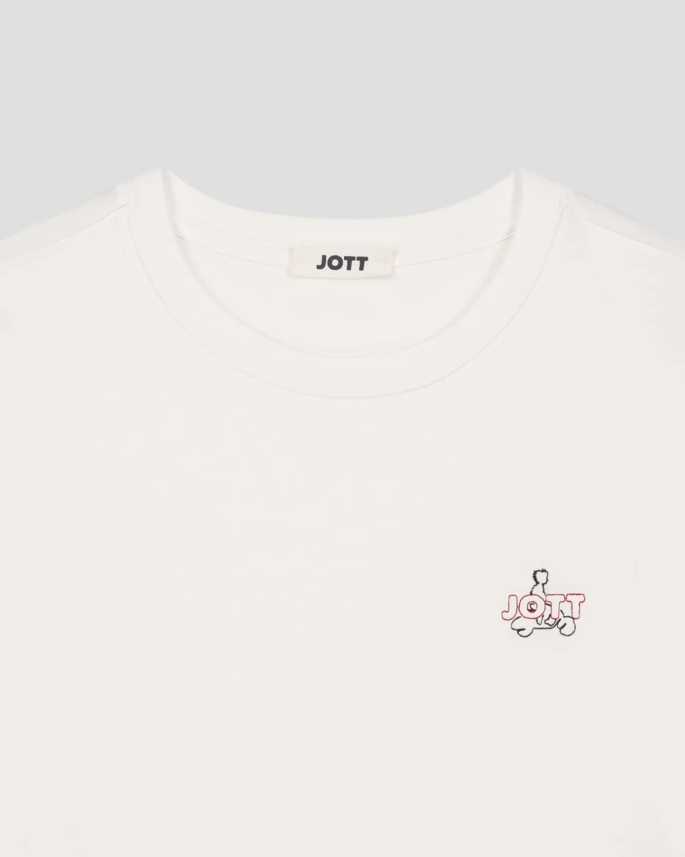 T-shirt col rond mixte Blanc Lipe