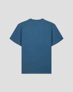 T-Shirt col rond mixte Bleu jeans Andrea