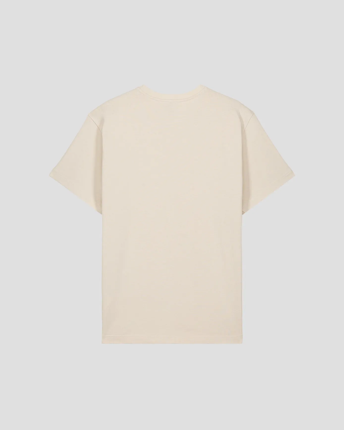T-shirt col rond mixte imprimé Naturel Samet