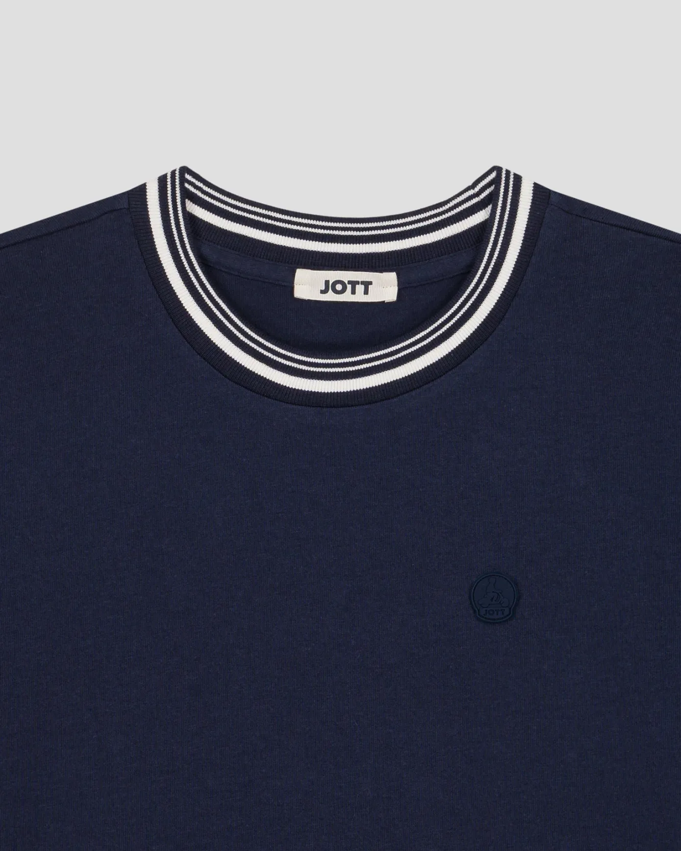 T-shirt col rond mixte Marine Ley