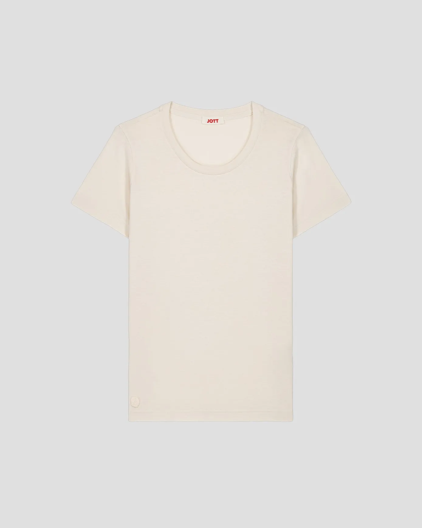 T-Shirt à col rond Naturel Lucia