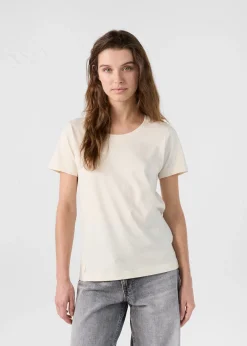 T-Shirt à col rond Naturel Lucia
