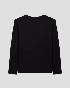 T-Shirt à col rond Noir Emilio