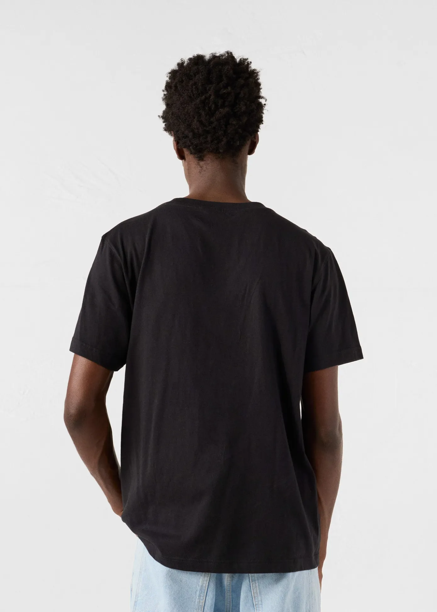 T-Shirt à col rond Noir Petro