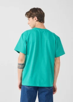 T-Shirt à col rond Vert persan Andrea