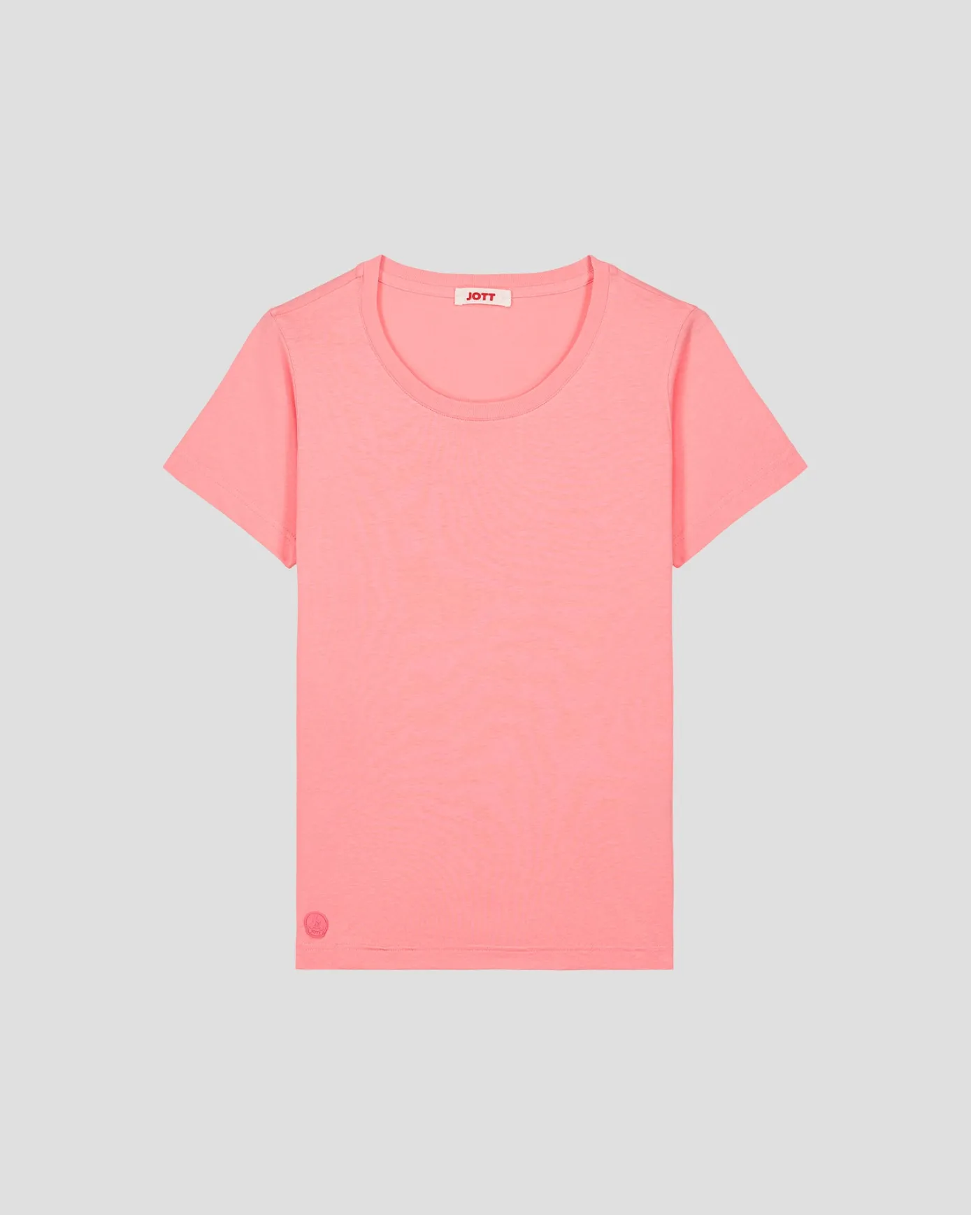 T-Shirt à col rond Vibrant pink Lucia