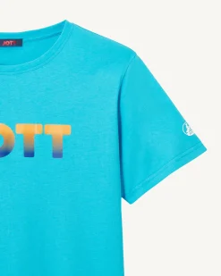 T-shirt en coton biologique Bleu ciel Pietro