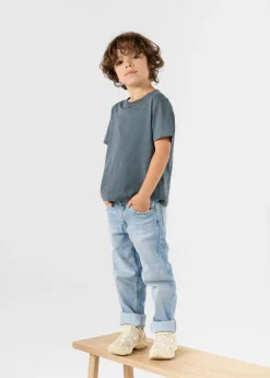 T-shirt enfant à col rond Bluestone Pio