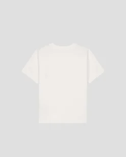 T-shirt enfant col rond imprimé Blanc Mattia