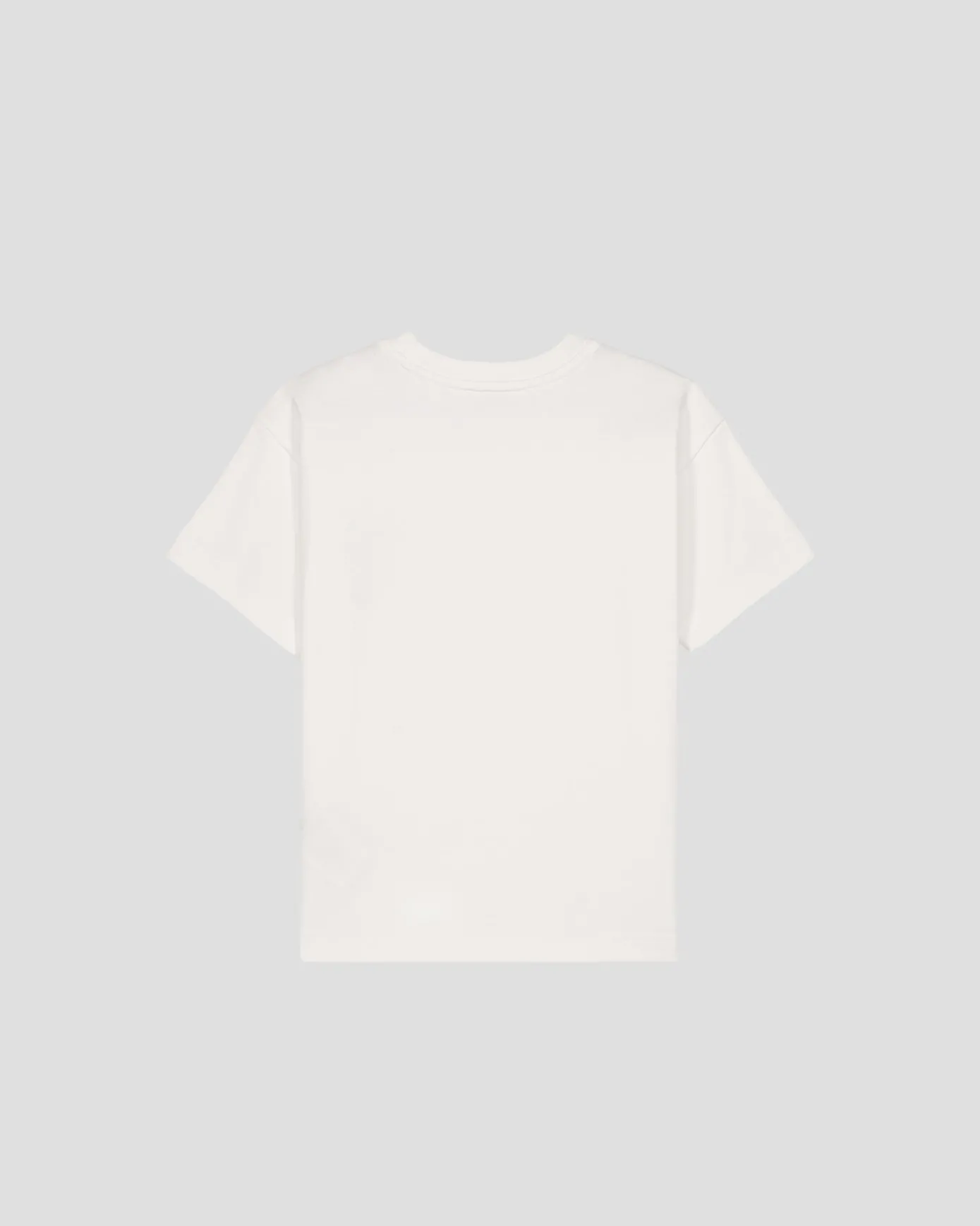 T-shirt enfant col rond imprimé Blanc Mattia