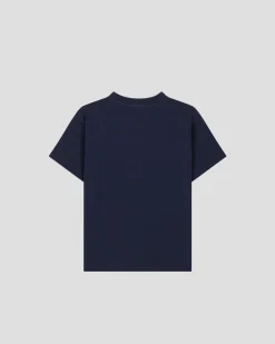 T-shirt enfant col rond Marine Yuan