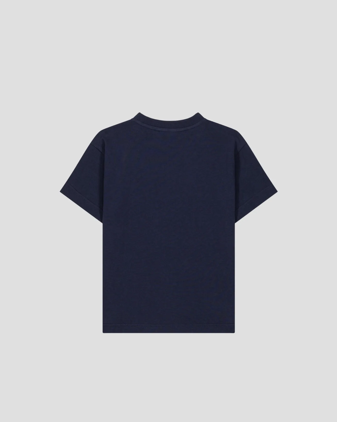T-shirt enfant col rond Marine Yuan