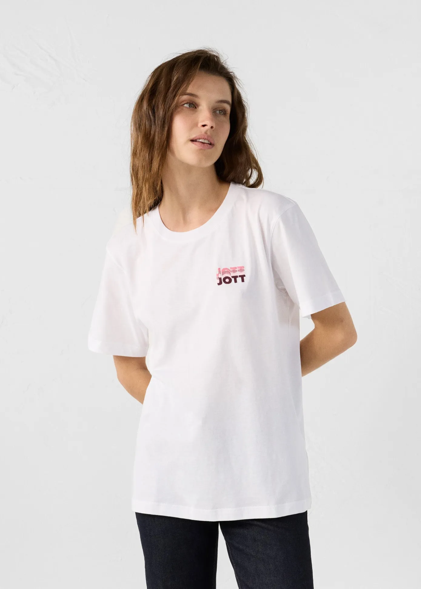 T-Shirt graphique Blanc Lone gradient