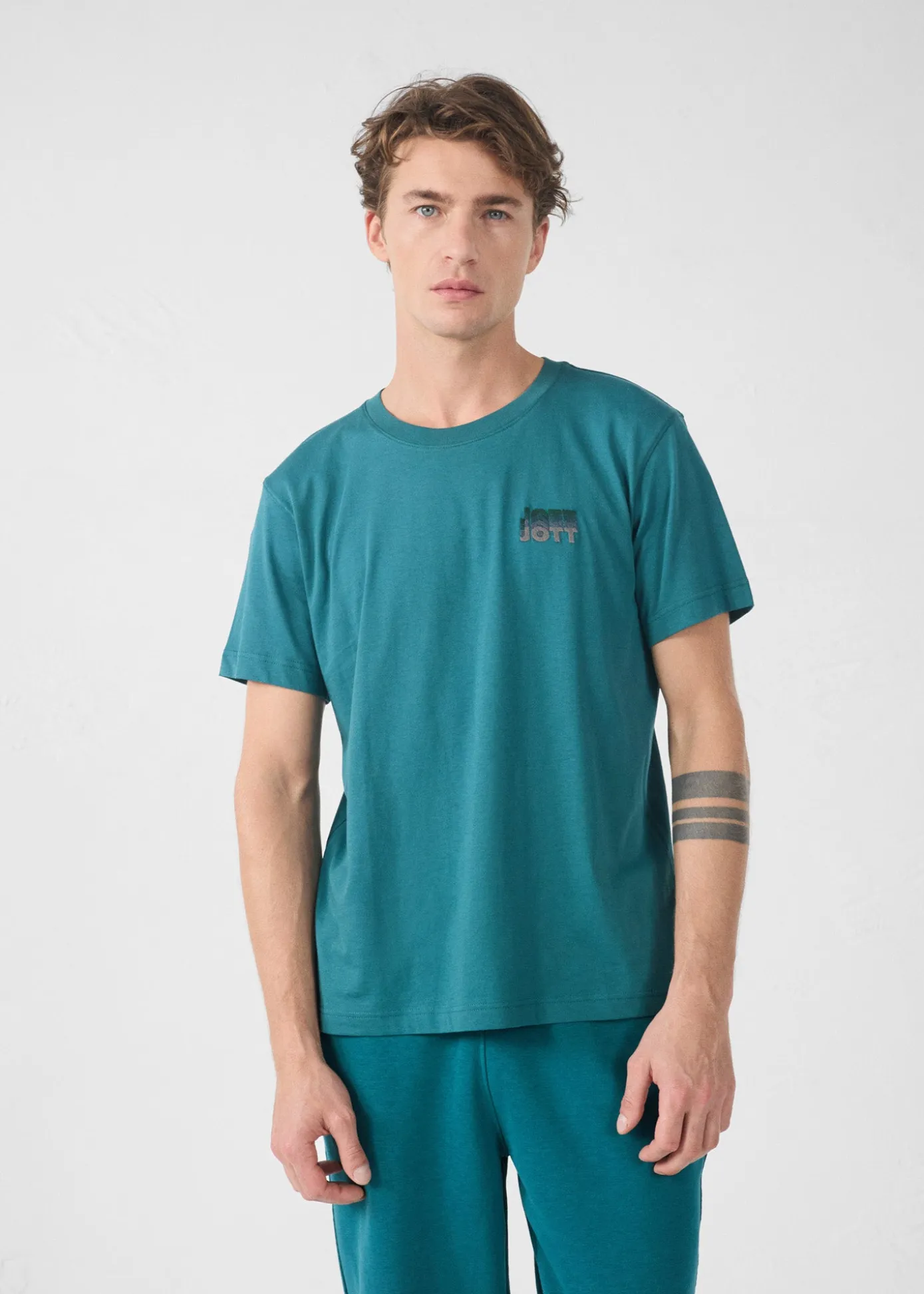 T-Shirt graphique Deep lake Lone gradient