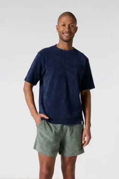 T-shirt éponge col rond Marine Reef