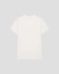 T-shirt uni col V en coton Blanc Sofia 2.0