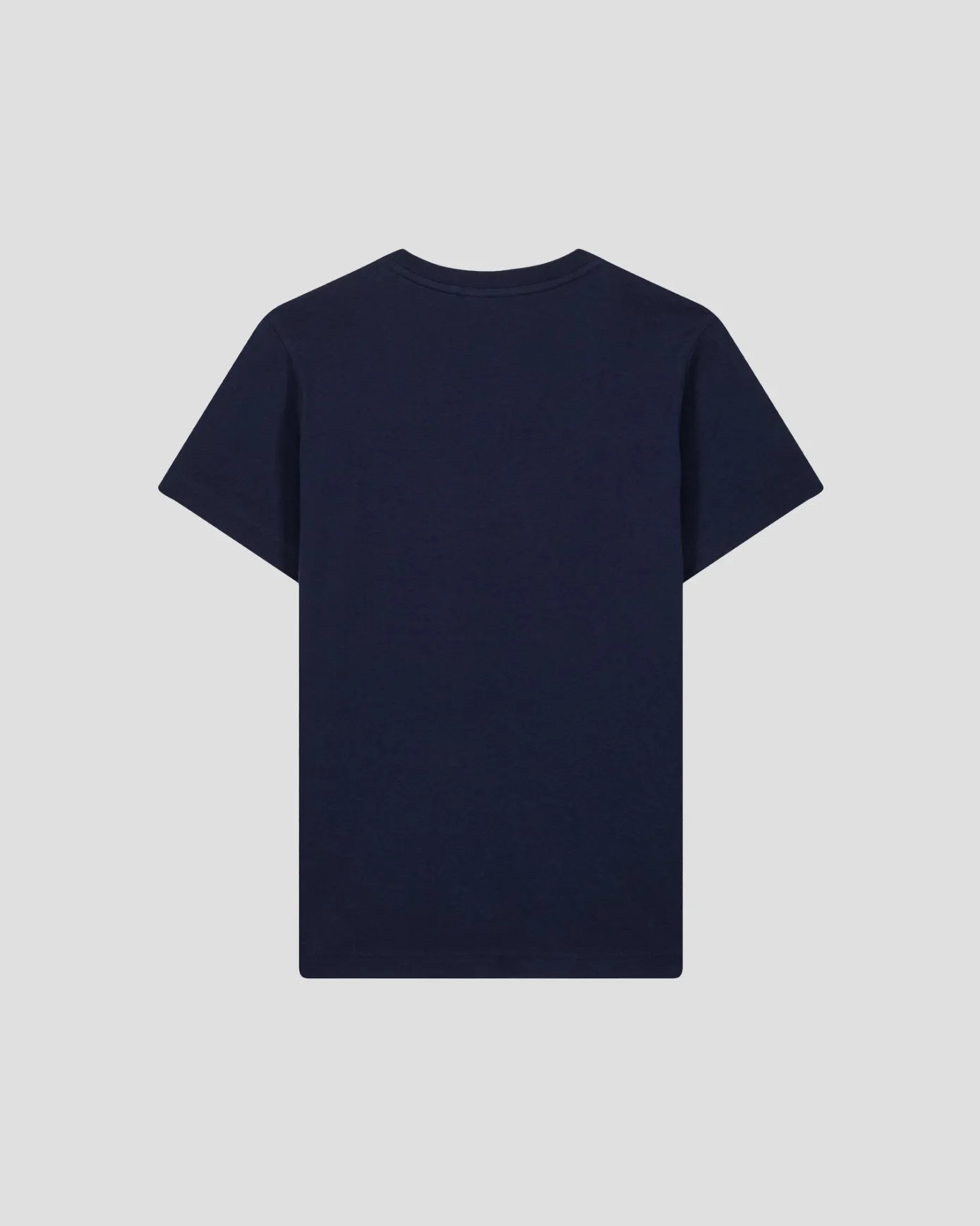 T-shirt uni col V en coton Marine Sofia 2.0