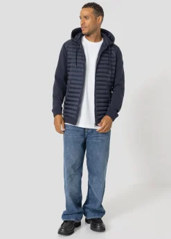 Veste bi-matière à capuche Marine Gummy 2.0