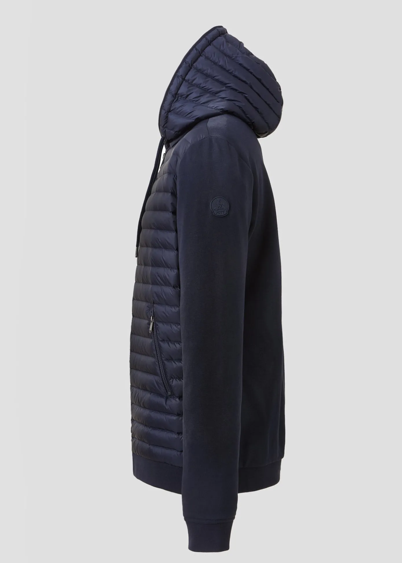 Veste bi-matière à capuche Marine Gummy 2.0
