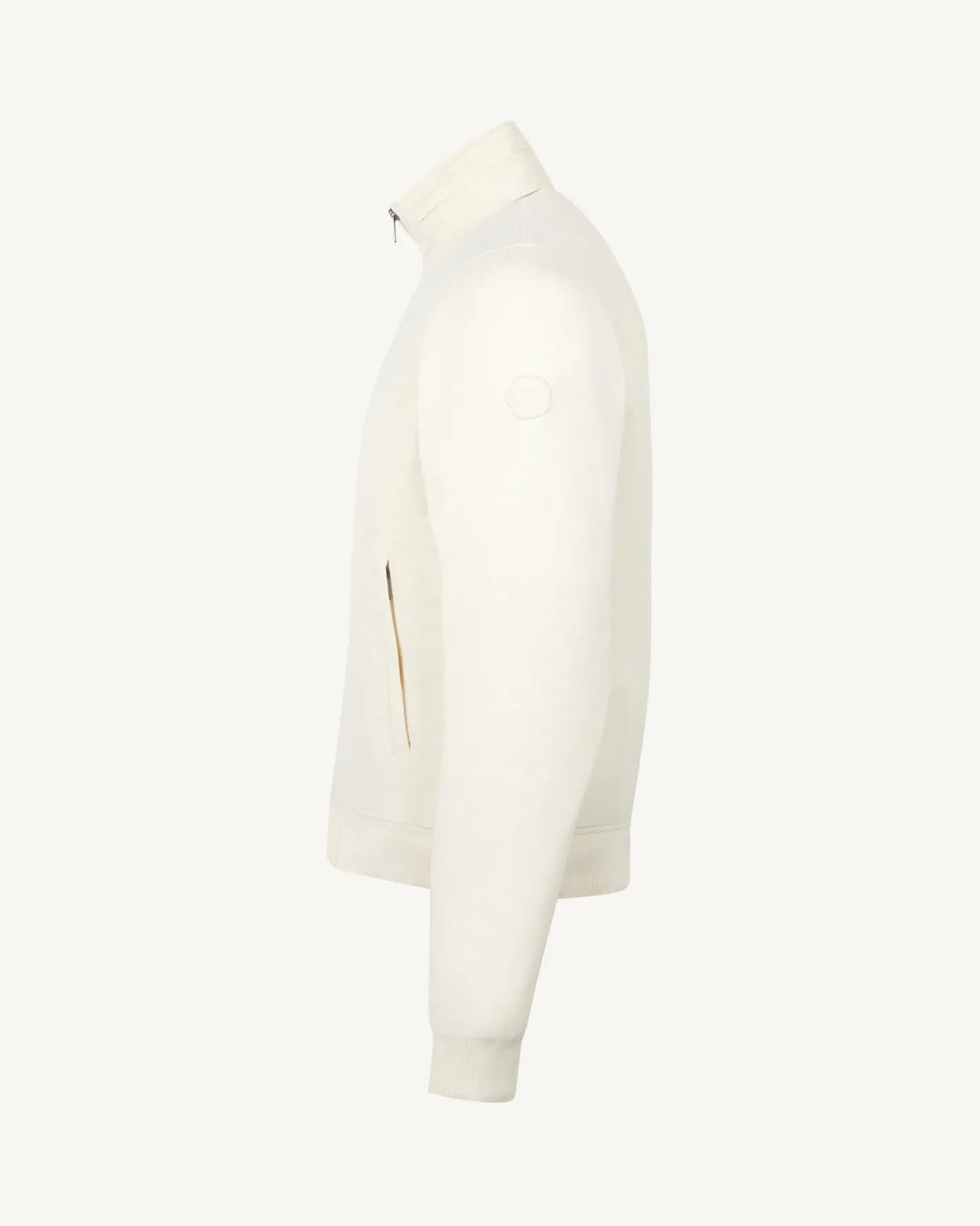 Veste à capuche bi-matière Argile Bardenas