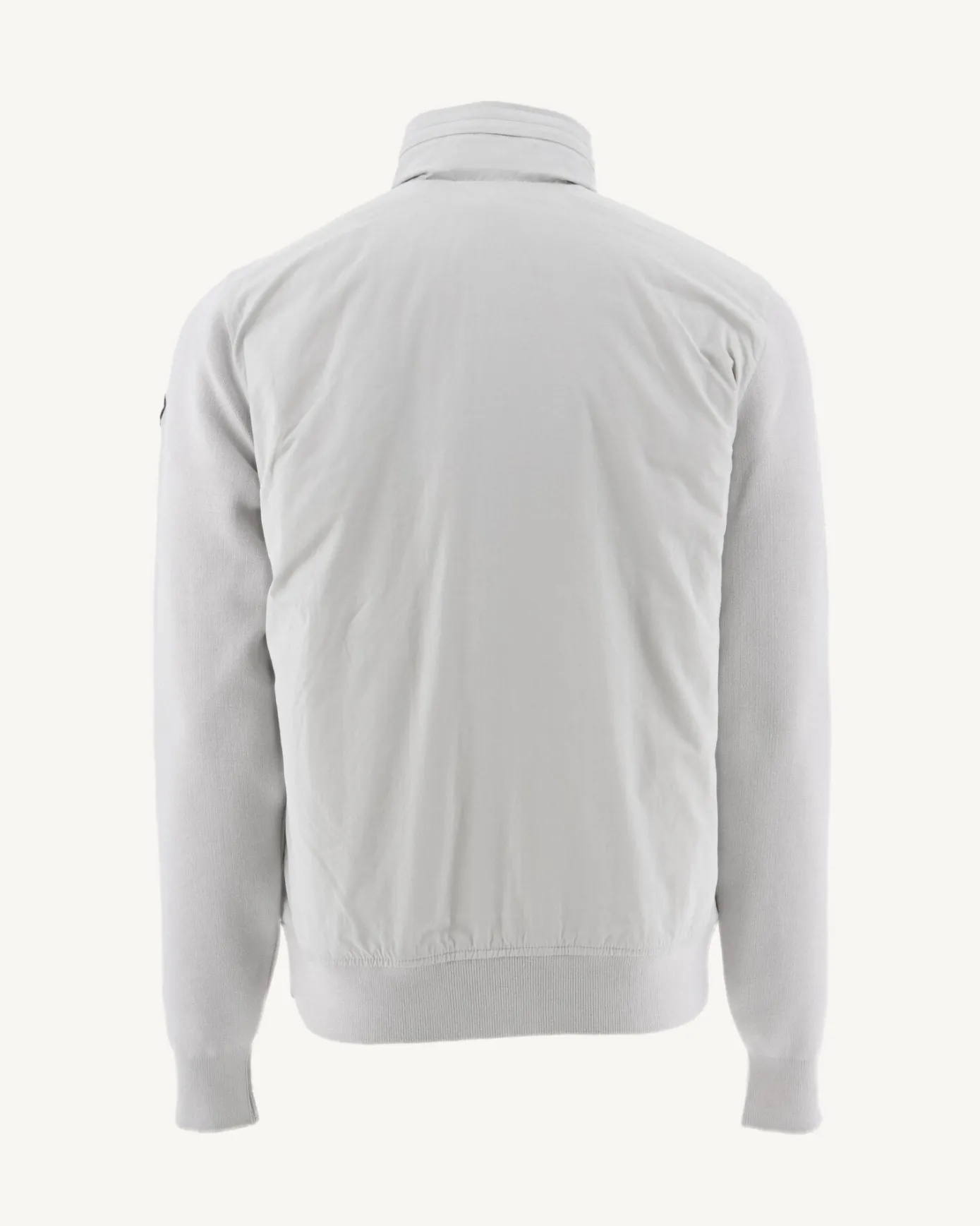 Veste à capuche bi-matière Gris clair Bardenas