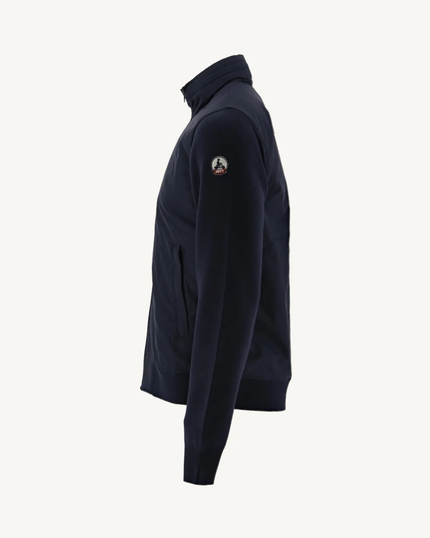 Veste à capuche bi-matière Marine Bardenas