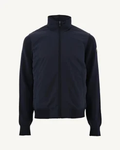 Veste à capuche bi-matière Marine Bardenas