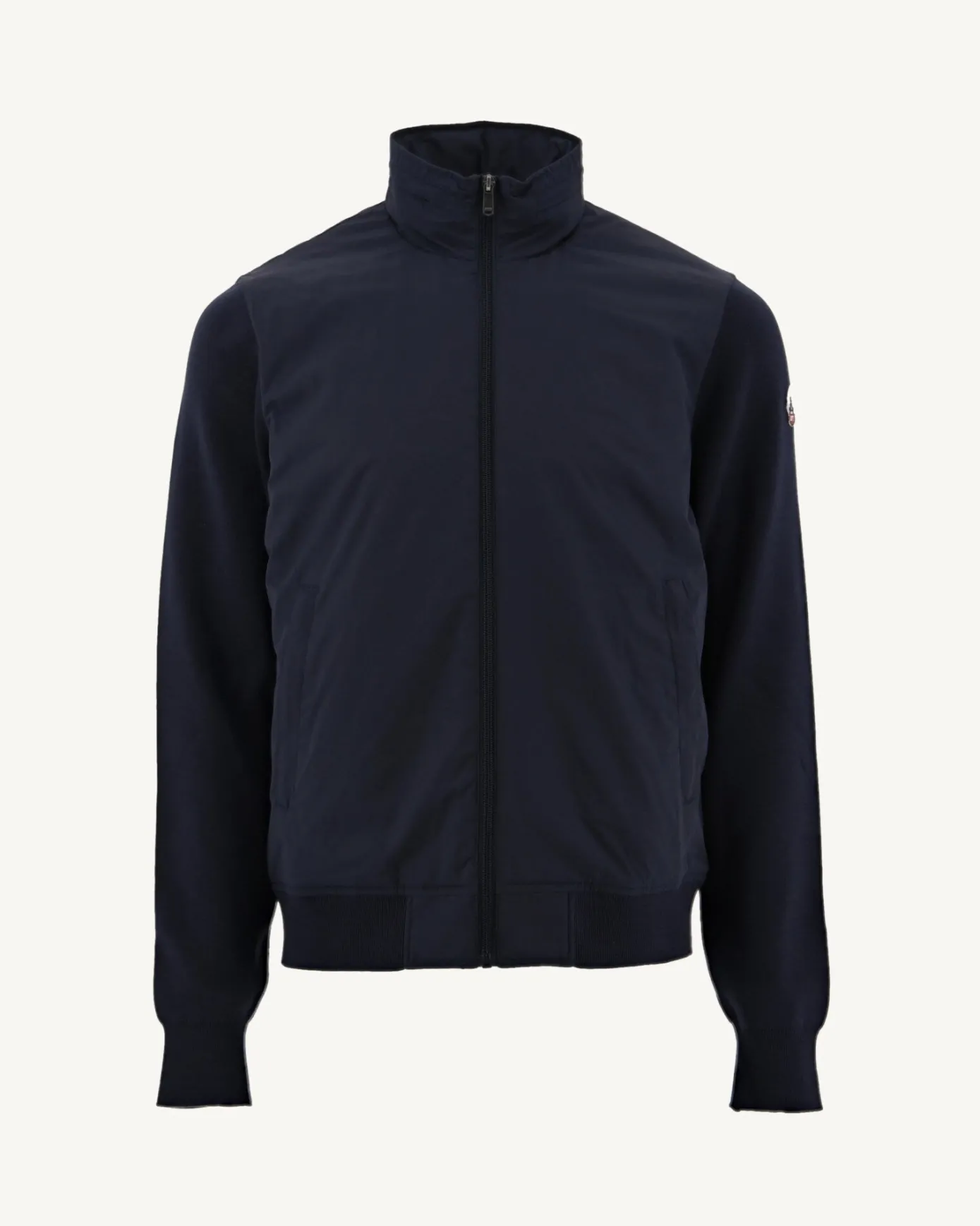 Veste à capuche bi-matière Marine Bardenas