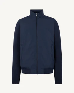 Veste à capuche bi-matière Marine Bardenas
