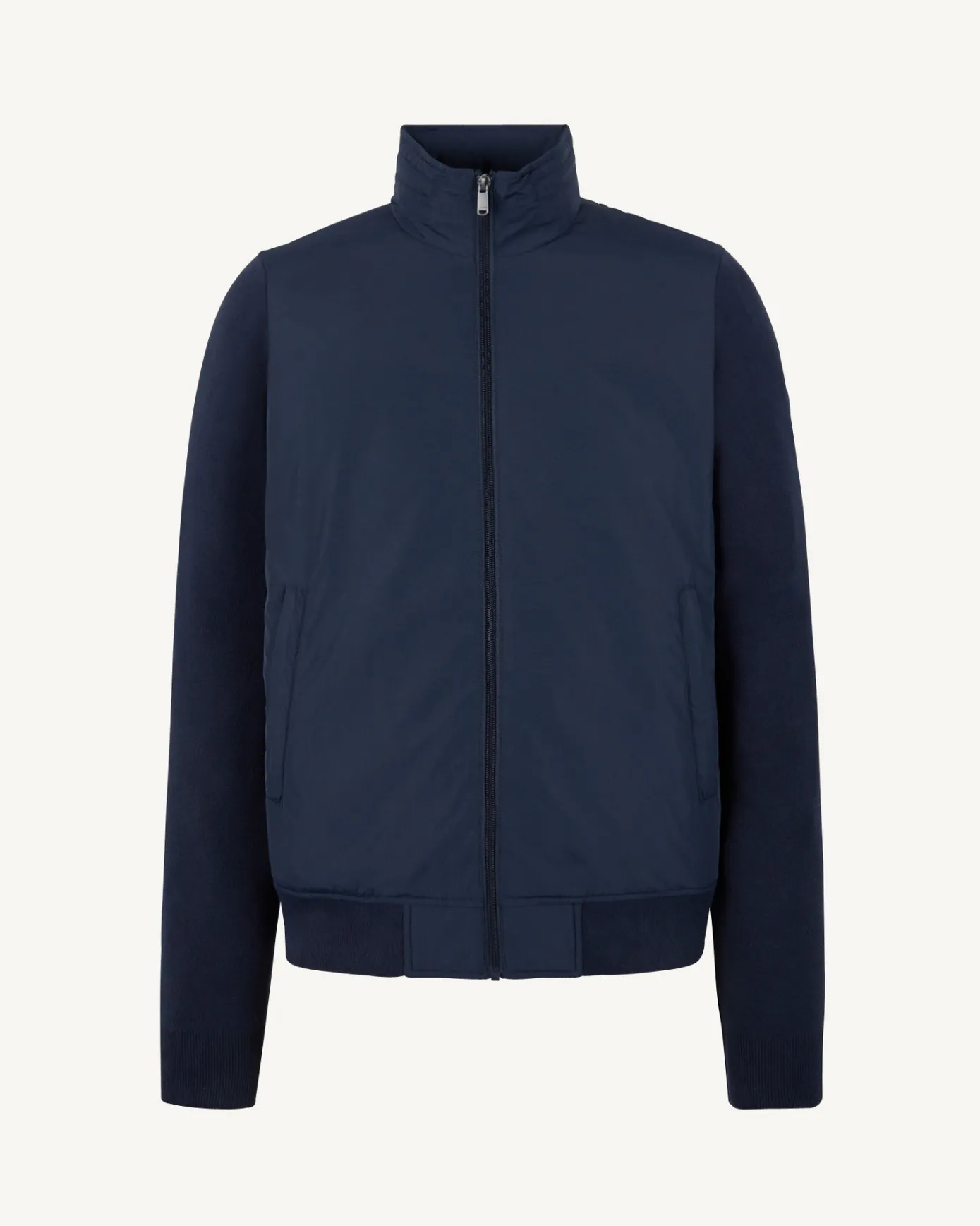 Veste à capuche bi-matière Marine Bardenas