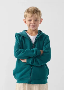 Veste enfant zippée à capuche Deep lake Arie