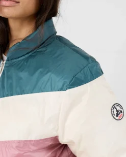 Veste esprit puffer Deep lake/Rose antique Joan