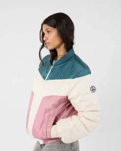 Veste esprit puffer Deep lake/Rose antique Joan