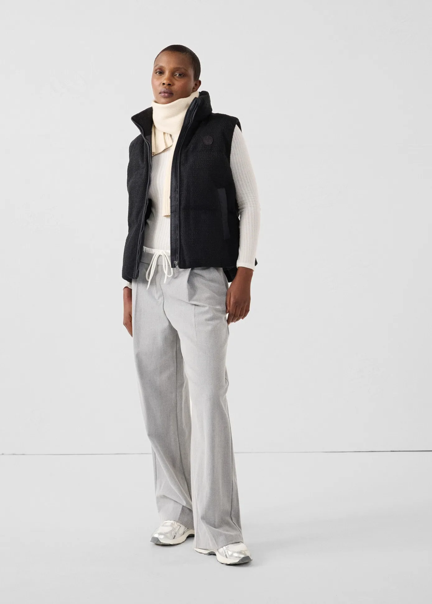 Veste Grand Froid puffer sans manches Noir Atsuma