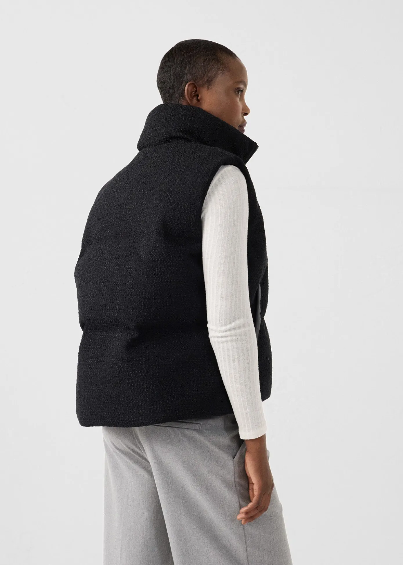 Veste Grand Froid puffer sans manches Noir Atsuma