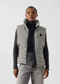 Veste Grand Froid puffer sans manches Naturel/noir Atsuma multico
