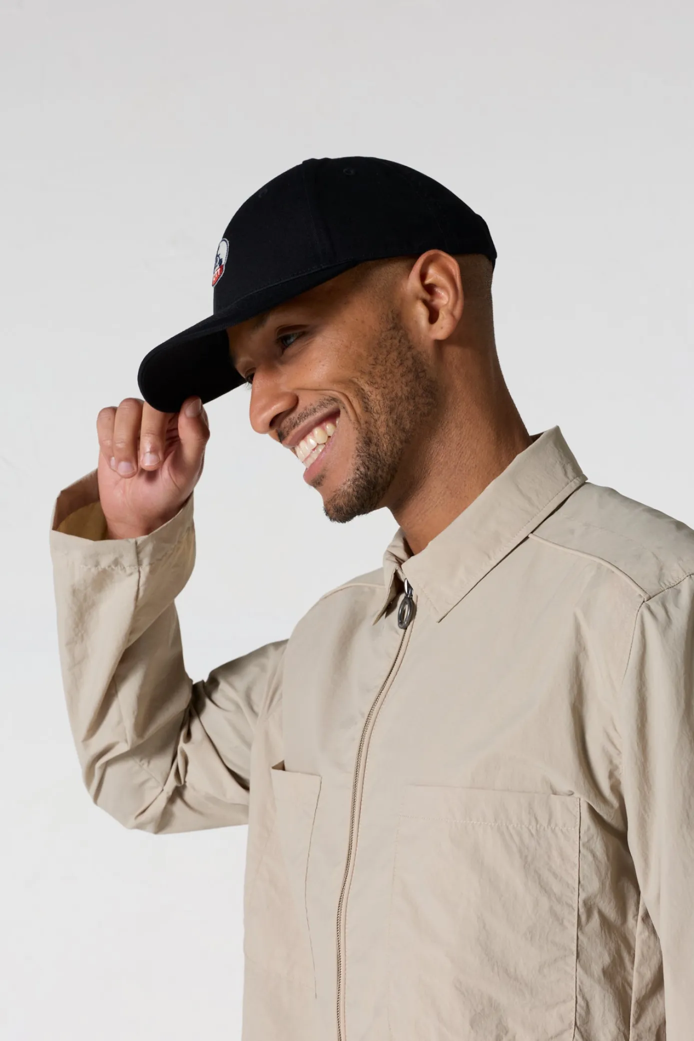 Veste légère col chemise Beige Guy